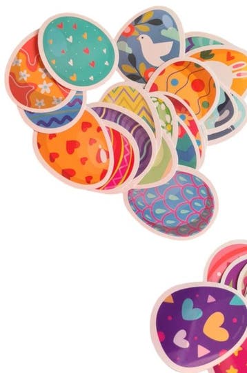 10x Sticker mix paaseieren pasen (Stickers), Ophalen of Verzenden, Nieuw, Meerdere stickers