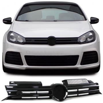 Grill VW Golf VI Glans Zwart, Ophalen of Verzenden, Nieuw