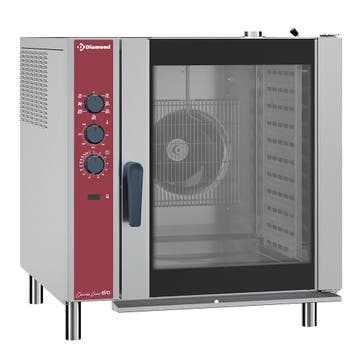 Diamond Heteluchtoven | 10 Niveaus (1/1 GN) | 400v | Bevocht, Zakelijke goederen, Horeca | Keukenapparatuur, Ophalen of Verzenden