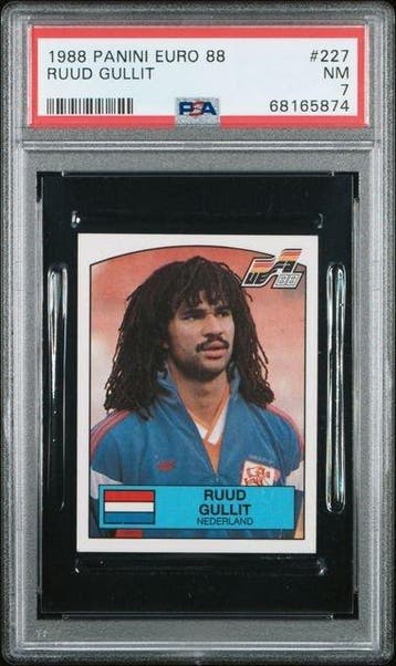 Panini 1988 Panini Euro 88 #227 Ruud Gullit - PSA 7 - 1, Verzamelen, Nieuw