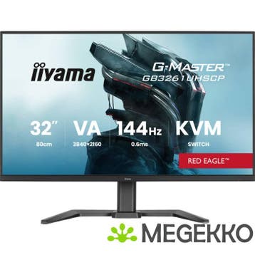 Iiyama G-Master GB3261UHSCP-B1 32  Ultra HD VA 144Hz Gaming, Verzenden, Nieuw, Iiyama