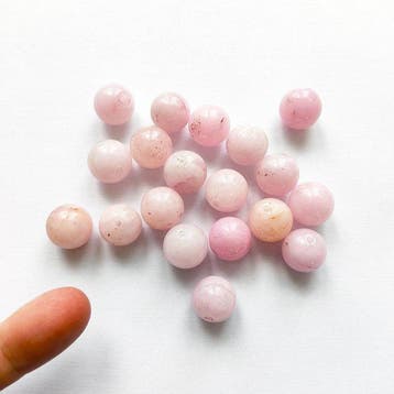 Tibetaans of Nepalees roze kwarts Rituele mala-halsketting