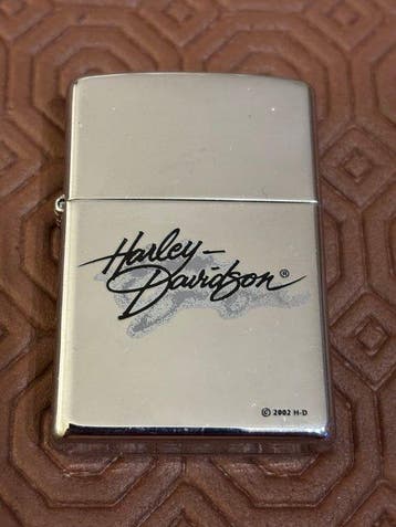 Zippo - Rare Zippo Harley Davidson 2002 Stainless Steel in, Verzamelen, Nieuw