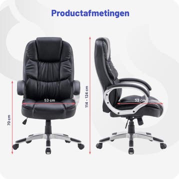 Stane Ergonomische Bureaustoel met kunstleer- Bureaustoelen, Ophalen of Verzenden, Zo goed als nieuw
