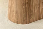 Ovale eettafel UNIQUE 200cm Grijsbruin Keramiek Walnoot, Huis en Inrichting, Tafels | Eettafels, Ophalen of Verzenden, Nieuw
