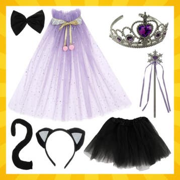 Kruzzel Prinsessen verkleedset met cape, tutu, kroon en t..., Ophalen of Verzenden, Nieuw