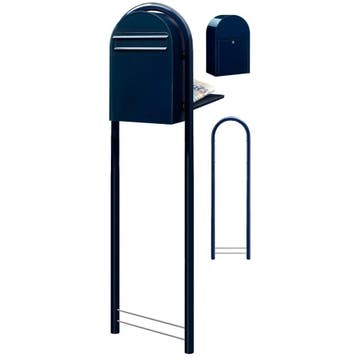 Brievenbus Bobi Classic B (back) - zwartblauw, Verzenden, Nieuw