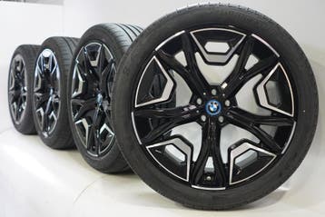 BMW iX i20 1020 22 inch velgen Bridgestone Zomerbanden Origi, Auto-onderdelen, Banden en Velgen, Gebruikt, Velg(en), Overige maten