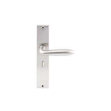 Deurkruk Istanbul op rechthoekig langschild sleutelgat 56mm, Verzenden, Nieuw
