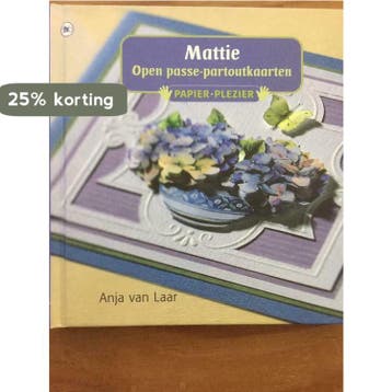 Papier Plezier – Mattie Open Passe- Partoutkaarten, Verzenden, Zo goed als nieuw, Anja Van Laar