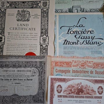 Document - The world of Real Estate in 25 shares and bonds,