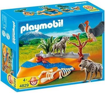 Playmobil Hyenas met Gier - 4829 (Nieuw), Kinderen en Baby's, Speelgoed | Playmobil, Verzenden, Nieuw