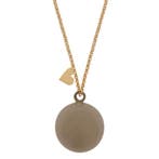 Proud MaMa Zwangerschapsketting Babybel Feline taupe goud kl, Verzenden, Nieuw