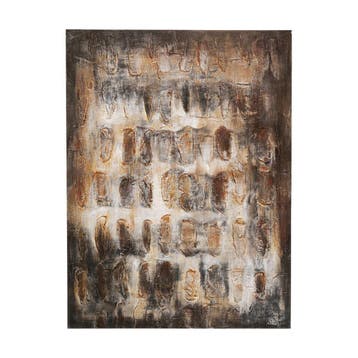 *WOONWINKEL* Kare Design Shadows Brown Abstract Schilderij B, Verzenden, Nieuw