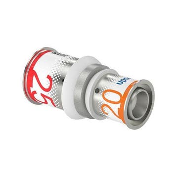 Uponor S-Press Plus perskoppeling Ø25x20 recht, Verzenden, Nieuw