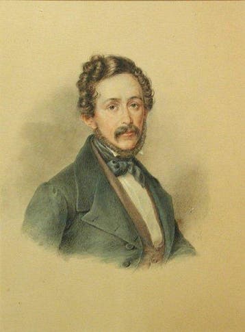Karl von Saar (1797-1863) - Portrait of German poet and