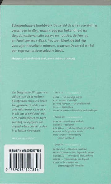 De wereld een hel / Boom klassiek 9789053527856, Boeken, Verzenden, Zo goed als nieuw, Arthur Schopenhauer