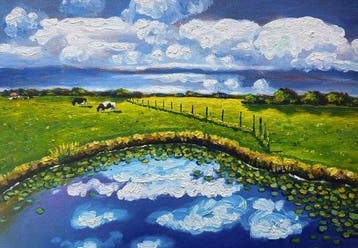 Justus Donker (XX) - Hollands Landschap