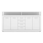 Dressoir  190 cm Breed wit Wit (Dressoirs, Woonkamer), Huis en Inrichting, Kasten | Dressoirs, Verzenden, 150 tot 200 cm, Nieuw