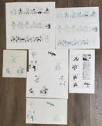 Tintin - Ensemble de 7 documents dimprimerie Casterman - 7, Boeken, Nieuw