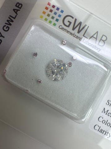 Zonder minimumprijs - 9 pcs Diamant (Natuurlijk gekleurd) -, Nieuw