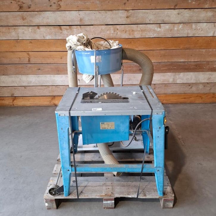 Tafelzaagmachine met seperate zaagselafzuigmachine , Güde, Doe-het-zelf en Verbouw, Gereedschap | Zaagmachines