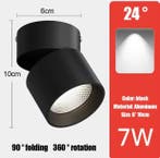 LED Plafondspot Downlight – Opbouw Aluminium 7W 10W 15W, Verzenden, Nieuw