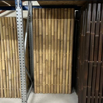 Outlet bamboe schuttingen - 90x200 cm - Naturel, Verzenden, Nieuw
