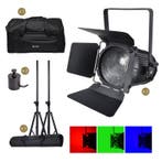Podiumset 2x 160W Mini Fresnel Zoom RGBW LED Podiumlamp Met, Verzenden, Nieuw, Overige typen