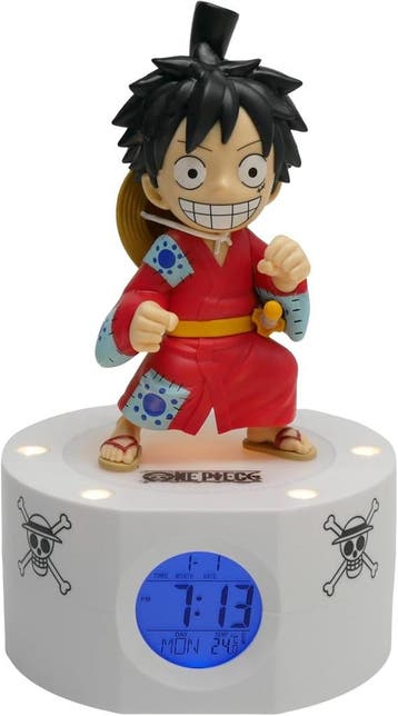 One Piece Wekker Luffy | LED Licht | Retourdeal 58% Korting, Witgoed en Apparatuur, Wekkers, Ophalen of Verzenden, Niet werkend