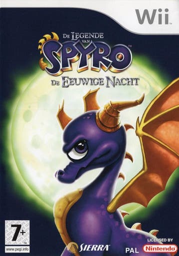 De Legende van Spyro De Eeuwige Nacht - Nintendo Wii - PAL …, Ophalen of Verzenden, Zo goed als nieuw