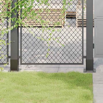 vidaXL Spokkels vierkant 12 st 91x91 mm antraciet staal, Verzenden, Nieuw