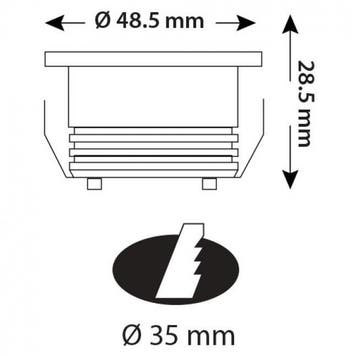Voordeelpak LED Veranda Spot Verlichting 6 Pack - Inbouw, Ophalen of Verzenden, Nieuw, Overige fittingen, Plafondspot of Wandspot