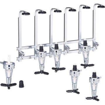 Nonna Drankdispenser 6 Flessen - Zilver, Verzenden, Nieuw