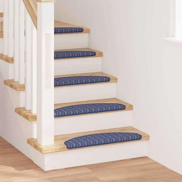 vidaXL Zelfklevende Trapmatten 15 st 65 x 21 x 4 cm Non-Slip, Doe-het-zelf en Verbouw, Ladders en Trappen, Verzenden, Nieuw