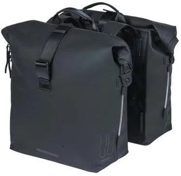 Dubbele fietstas Basil SoHo Nordlicht - 41 Liter - Zwart, Verzenden, Nieuw