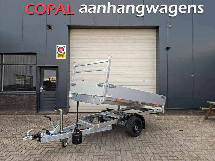 NIEUW uit voorraad: Syma kipper 1350kg - 260x156cm, Auto diversen, Aanhangers en Bagagewagens, Nieuw, Ophalen