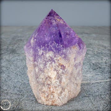 Zeldzame natuurlijke topkwaliteit paarse amethist Crystal-