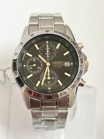 Seiko - Chronograph - Zonder minimumprijs - SBTQ043 - Heren