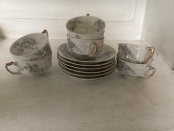 V. Vermeiren & Cie - limoges - Tafelservies (6) - hardpaste