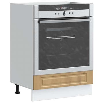 vidaXL Ovenkast Porto bewerkt hout artisanaal eikenkleur, Huis en Inrichting, Verzenden, Nieuw, Bruin