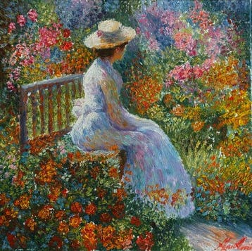 BarBeni (1981) - Elizabeth in the Garden (ll) - An Artistic