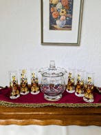 Tiroler Glaskunst - Peter Wolke - Drankservies voor 6 -, Antiek en Kunst