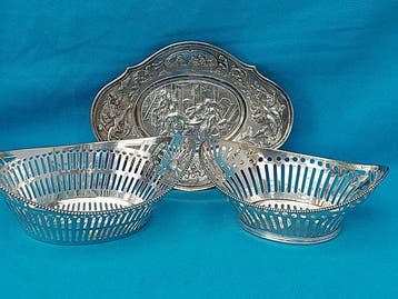 Bonbon mand (3) - .833 zilver