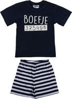 Fun2Wear - Shortama Boefje - Navy Blauw - Maat 62, Verzenden, Nieuw