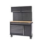 Verrijdbare werkbank met lades, gereedschapsbord,, Ophalen of Verzenden, Nieuw