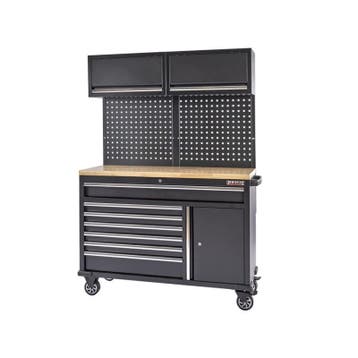 Verrijdbare werkbank met lades, gereedschapsbord,, Ophalen of Verzenden, Nieuw