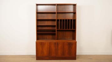 Vintage highboard | Boekenkast | Platenkast | Palissander |, Ophalen of Verzenden, Nieuw