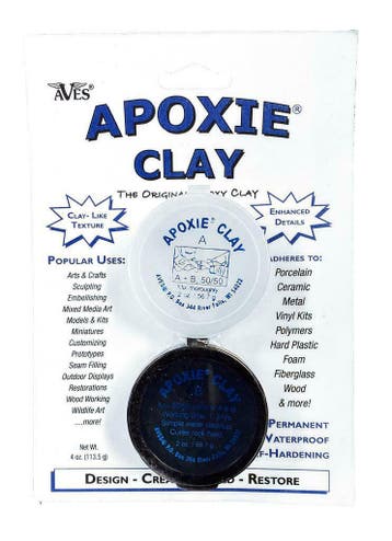 Apoxie Clay - Gewicht: 1/4 lb (113,4 gram), Kleur: Native, Verzenden, Nieuw