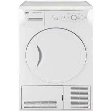Beko Dcu6130w - Condensdroger - 6 kg - Sensor-technologie -, Ophalen of Verzenden, Zo goed als nieuw, Voorlader, 85 tot 90 cm